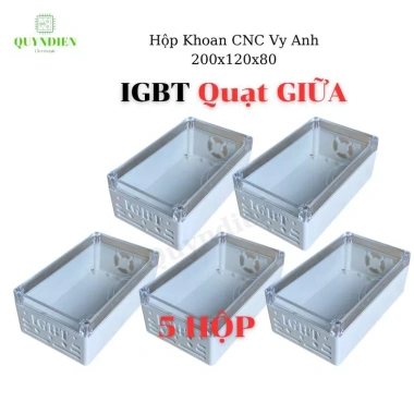 Hộp nhựa điện tử khoan sẵn 200x120x75mm màu trắng nắp trong - LinhKien QUỲNH DIỄN, giá 64.680₫ 8 Hộp nhựa điện tử khoan sẵn 200x120x75mm màu trắng nắp trong - LinhKien QUỲNH DIỄN, giá 64.680₫ 8