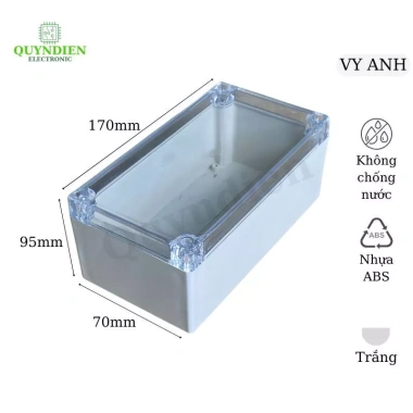 Hộp nhựa điện tử VY ANH 170x95x70mm - Giá 29.567₫, giảm mạnh, linh kiện Quỳnh Diễn