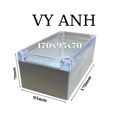 Hộp nhựa điện tử VY ANH 170x95x70mm - Giá 29.567₫, giảm mạnh, linh kiện Quỳnh Diễn 10 Hộp nhựa điện tử VY ANH 170x95x70mm - Giá 29.567₫, giảm mạnh, linh kiện Quỳnh Diễn 10