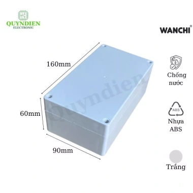 Hộp nhựa điện tử WANCHI 160x90x60mm màu đen – Giá 23.100₫ Linh kiện Quỳnh Diễn 9 Hộp nhựa điện tử WANCHI 160x90x60mm màu đen – Giá 23.100₫ Linh kiện Quỳnh Diễn 9