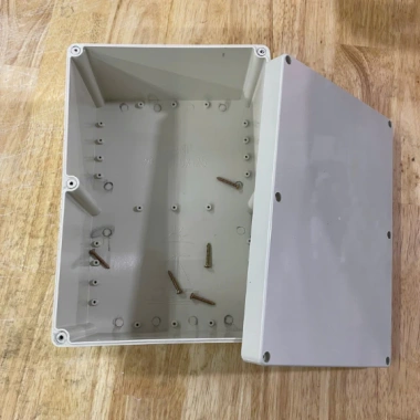 Hộp nhựa đựng mạch điện tử 265x185x125mm màu trắng nắp đục - VY ANH - Linh kiện điện tử QUỲNH DIỈN