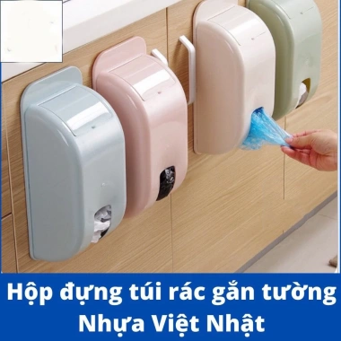 Hộp nhựa đựng túi nilon, túi bóng dán tường – Túi đựng rác thông minh, tiện lợi, giá 10.000đ 3