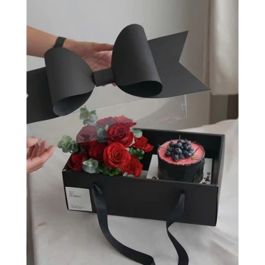 Hộp nơ lớn cao cấp, đựng quà sinh nhật, Giáng sinh, cắm hoa, hoa quả - giảm giá 42.998đ 8