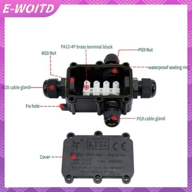 Hộp nối ngoài trời E‑WOITD HNVN IP66 chống nước 2/3 chiều - Giá chỉ 62.260₫ 4 Hộp nối ngoài trời E‑WOITD HNVN IP66 chống nước 2/3 chiều - Giá chỉ 62.260₫ 4