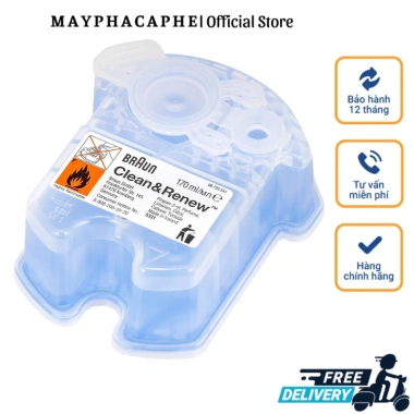 Hộp Nước Rửa Vệ Sinh Braun & Philips - Braun Clean Renew Cartridges Nhập Đức, BH 12 Tháng