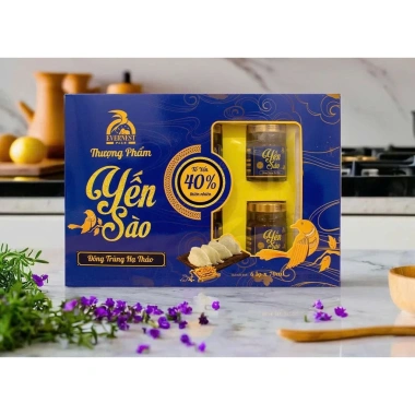 Hộp Nước Yến Sào Evernest Canxi 20% - 6 lọ 70ml, ngon, không túi, chỉ 115.000đ