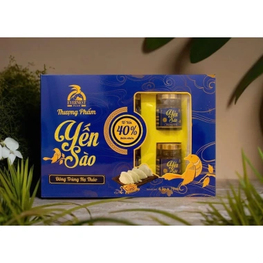 Hộp Nước Yến Sào Evernest Canxi 20% - 6 lọ 70ml, ngon, không túi, chỉ 115.000đ