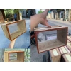 Hộp nuôi dế cao cấp gỗ 18x18,5x29cm - Chuồng sâu, cào cào đa năng, đựng thức ăn chim cảnh, 78.925₫ 3