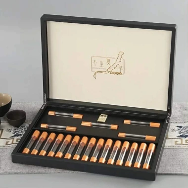 Hộp ống sang trọng đựng đông trùng hạ thảo Tây Tạng & Bhutan - 250.000đ