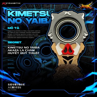 Hộp PEAK Điểm Giao Đỉnh Cao – Bộ Sưu Tập Keyrambit & Phụ Kiện Anime 129k