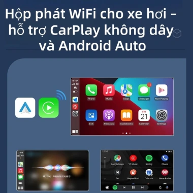 Hộp phát CarPlay & Android Auto không dây cho xe hơi – Cắm USB, Nhỏ gọn, Giá ưu đãi 326k 5 Hộp phát CarPlay & Android Auto không dây cho xe hơi – Cắm USB, Nhỏ gọn, Giá ưu đãi 326k 5