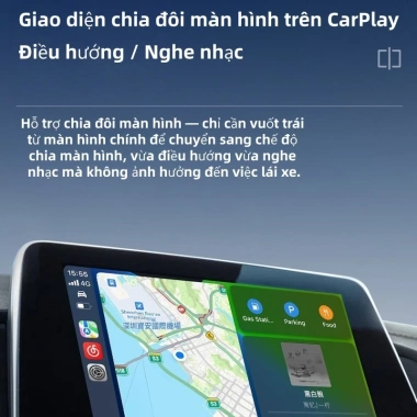 Hộp phát CarPlay & Android Auto không dây cho xe hơi – Cắm USB, Nhỏ gọn, Giá ưu đãi 326k