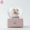 Hộp phát nhạc quả cầu pha lê phun tuyết kim sa - Quà sinh nhật bạn gái đồng nghiệp 10