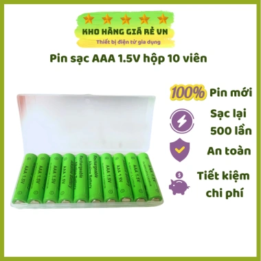 Hộp Pin Sạc AAA 1,5V - Dùng cho Radio, Đồ Chơi, Đèn Pin, LED, Chuột | Itechcare giảm còn 72.000₫ 3 Hộp Pin Sạc AAA 1,5V - Dùng cho Radio, Đồ Chơi, Đèn Pin, LED, Chuột | Itechcare giảm còn 72.000₫ 3
