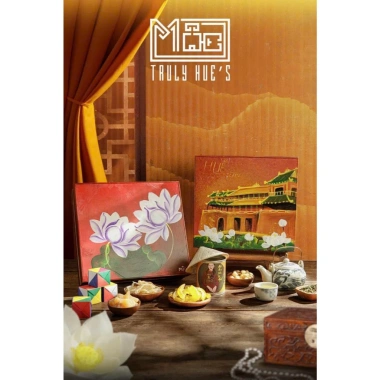 Hộp Quà 11 Truly Hue Hương Sen Thuần Mộc Sen Trà Mứt Quà Tặng Quê 938.000đ 3
