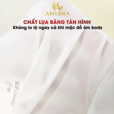 Hộp quà 5 quần lót boxer nữ su lụa pastel, cạp cao cotton, AMYBRA L5.422