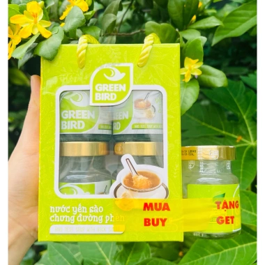 Hộp quà 6 hủ Yến sào hữu cơ chưng đường phèn và túi xách Giá ưu đãi 137.000 VND