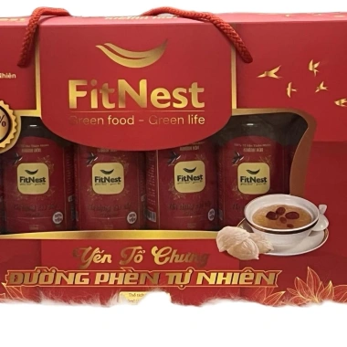Hộp quà 6 lọ Fitnest Yến chưng 35% - 150ml, tăng sức khỏe, giá chỉ 138.200₫ 9