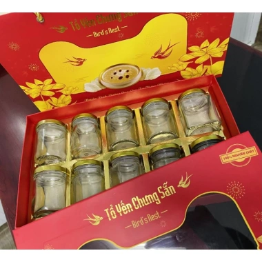 Hộp Quà Cao Cấp 10 Hủ Yến hoặc 6 Hủ Yến Chưng Sẵn – Bộ Túi, Giá Ưu Đãi 42.000 VND 2