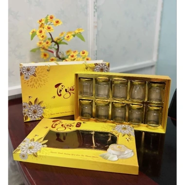 Hộp Quà Cao Cấp 10 Hủ Yến hoặc 6 Hủ Yến Chưng Sẵn – Bộ Túi, Giá Ưu Đãi 42.000 VND 3