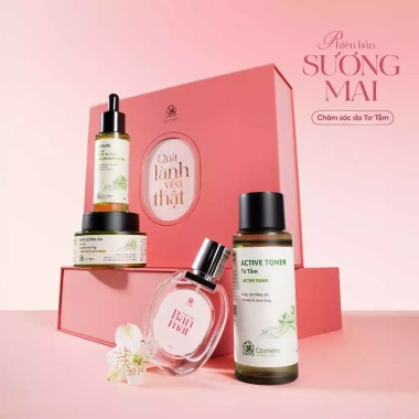 Hộp Quà Cao Cấp Sương Mai Tơ Tằm Set Quà 8/3 cho Mẹ Vợ Người Yêu Đối Tác Nữ Giá ưu đãi 1,250,000₫