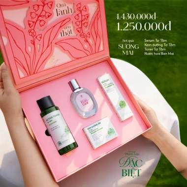 Hộp Quà Cao Cấp Sương Mai Tơ Tằm Set Quà 8/3 cho Mẹ Vợ Người Yêu Đối Tác Nữ Giá ưu đãi 1,250,000₫