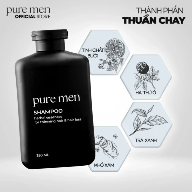 Hộp Quà Chuẩn Men Dầu Gội và Sữa Tắm 4in1 Pure Men Natural Vegan 350ml - Giá chỉ 99.000 VND 9