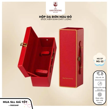 Hộp quà đựng rượu vang 2.026 - Thiết kế sang trọng, giá ưu đãi 145.000 VND 2