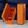 Hộp quà đựng rượu vang da màu cam H1-13 - Sang trọng, giá ưu đãi 150.000₫ 2