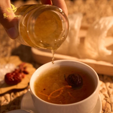 Hộp Quà Hũ Yến Sào Khánh Hòa Thượng Hạng Sen Nest - Tiệt Trùng, Loại Bỏ Vi Khuẩn, Giá Ưu Đãi 320.000₫ 5