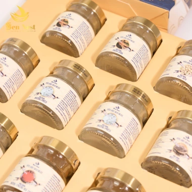 Hộp Quà Hũ Yến Sào Khánh Hòa Thượng Hạng Sen Nest - Tiệt Trùng, Loại Bỏ Vi Khuẩn, Giá Ưu Đãi 320.000₫ 6