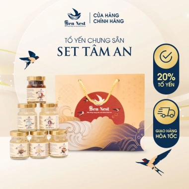Hộp Quà Hũ Yến Sào Khánh Hòa Thượng Hạng Sen Nest - Tiệt Trùng, Loại Bỏ Vi Khuẩn, Giá Ưu Đãi 320.000₫ 8