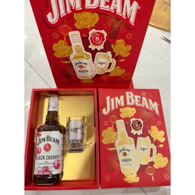 Hộp Quà JimBeam Tết 2.026 - Rượu Whisky Cao Cấp, Giảm Giá 500k (Giá Gốc 600k)