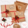 Hộp quà Kraft Vintage nắp gài, lót rơm, sinh nhật 20/11 8/3 - 19.000đ 9