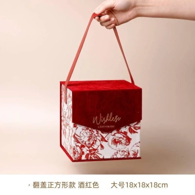 Hộp quà lưu niệm di động cao cấp – Hộp kẹo cưới, hộp đám cưới, hộp rỗng nhung, chỉ 66.000₫