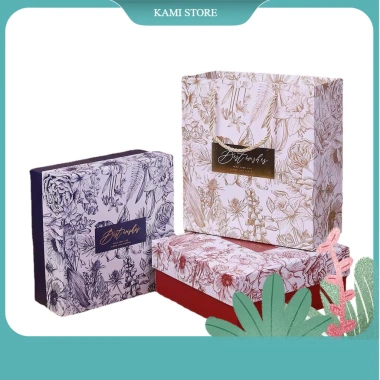 Hộp Quà Lưu Niệm Mori Tự Gấp Châu Âu - Hộp Kẹo Cưới & Sinh Nhật Kami 20k