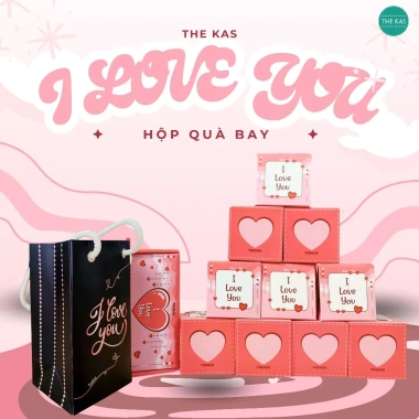 Hộp quà nảy sinh nhật - Bung bất ngờ, gập lại, quà sáng tạo, 79.000đ