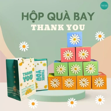 Hộp quà nảy sinh nhật - Bung bất ngờ, gập lại, quà sáng tạo, 79.000đ