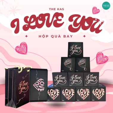 Hộp quà nảy sinh nhật - Bung bất ngờ, gập lại, quà sáng tạo, 79.000đ