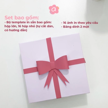 Hộp Quà Nhiều Thông Điệp Bất Ngờ In Ảnh Theo Yêu Cầu, Quà Tặng Người Yêu 85.000₫ 10