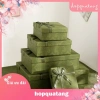 Hộp Quà Sinh Nhật Màu Xanh Cốm - Cứng Cáp, Hoa Văn Sang Trọng, Giá 34.000đ 2