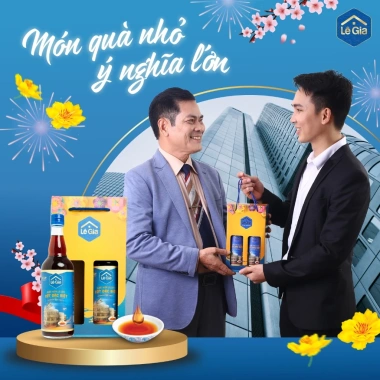 Hộp quà tặng 2 chai nước mắm Lê Gia cốt đặc biệt 525ml - chai thủy tinh, giá ưu đãi 302.000₫ 6