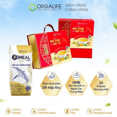 Hộp quà tặng 9 hộp FOMEAL CARE GOLD Yến sào thiên nhiên Soup 250ml tăng miễn dịch 680k 2