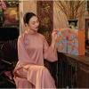 Hộp quà tặng Hoàng Lam 29x36x10 Gấm Vóc Lụa TETTA - Thanh nhã, cao cấp, sang trọng, giá ưu đãi 195k 2