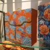 Hộp quà tặng Hoàng Lam 29x36x10 Gấm Vóc Lụa TETTA - Thanh nhã, cao cấp, sang trọng, giá ưu đãi 195k 5