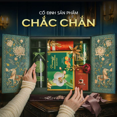 Hộp quà tặng Hoàng Tưộc 29x36x10 - Gấm Vóc Lụa TETTA, Cao cấp sang trọng, giá 215k 3