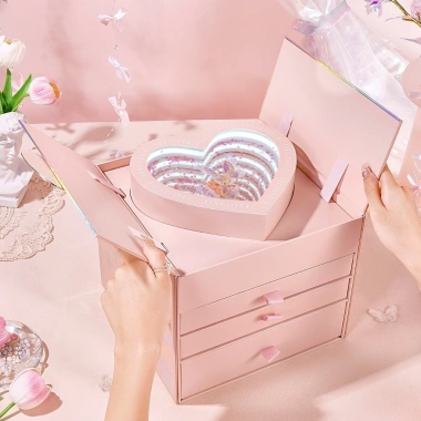 Hộp quà tặng JLIG 20 món trang điểm nội địa Trung + túi đựng - Quà đẹp cho bạn gái
