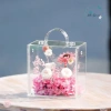 Hộp quà tặng mica vali quai in logo theo yêu cầu - Giỏ hoa, giá ưu đãi 160k 7
