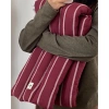 Hộp quà tặng thiệp viết tay Gối lạt twill linen kẻ sọc quà Valentine Tết 5