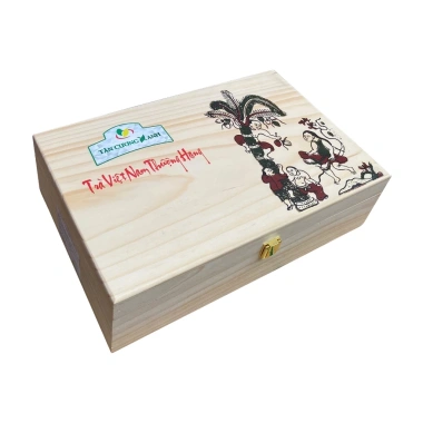 Hộp Quà Tặng Trà Tân Cương Thái Nguyên & Ô Long Gỗ Thông 200g-300g, Cao Cấp kèm Túi Xách, Giá 840.000 6